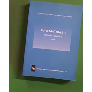 MATEMATICAS 1. Economia y Empresa. Teoria.